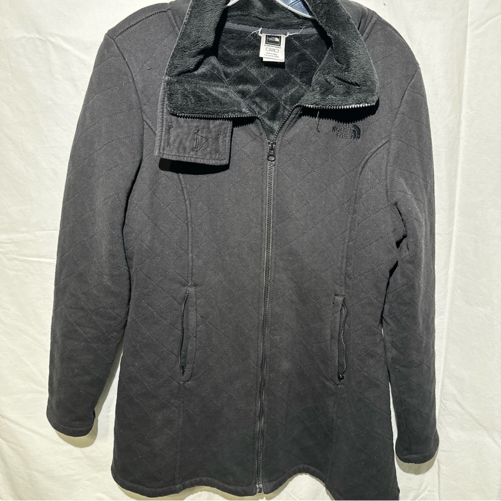 The North Face Osito Women's Winter Fleece  Jacket, Size L - Black (T93XBDJK3)